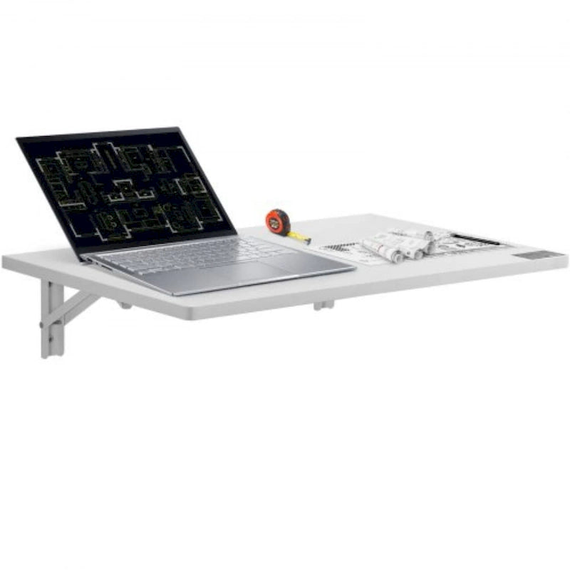 Floating Wall Mount Foldable Desk for Home or Office - Multiple Sizes