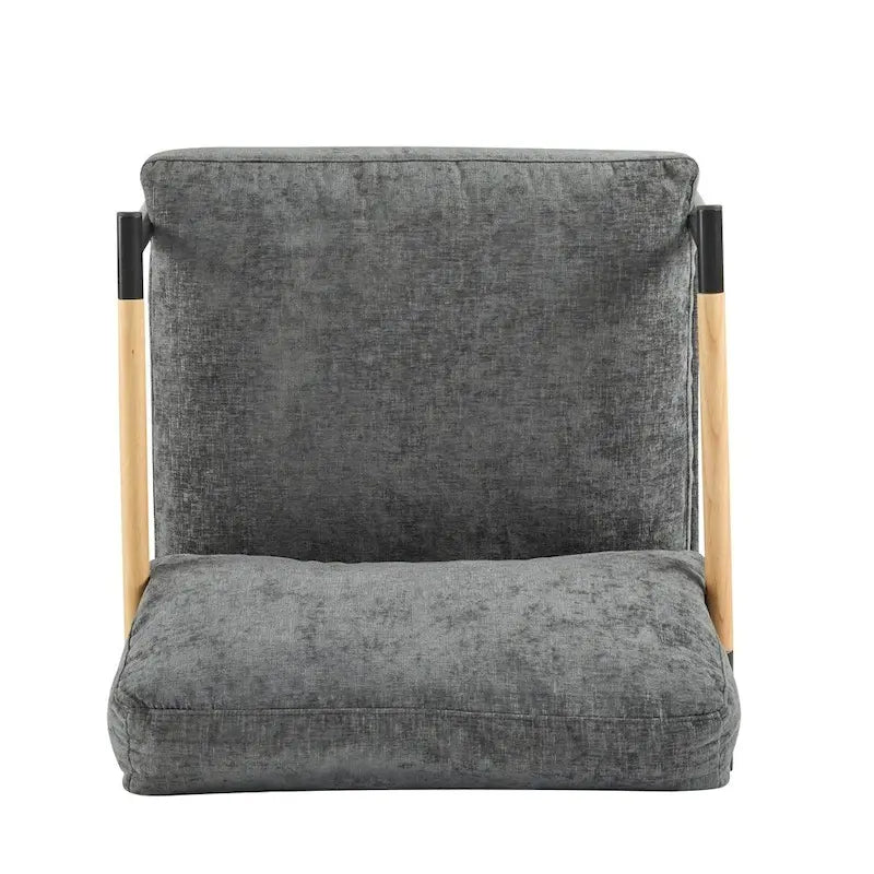 Modern Accent Arm Chair with Plush Cushions and Metal Frame - 27.56 inches