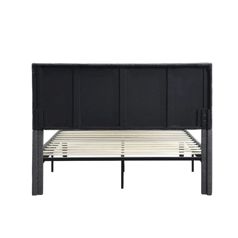 Queen Size Upholstered Platform Bed