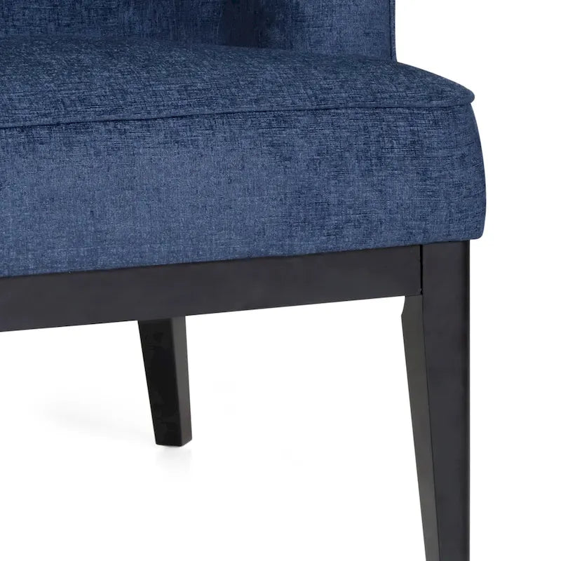 Clough Contemporary Tufted Barrel Accent Chair