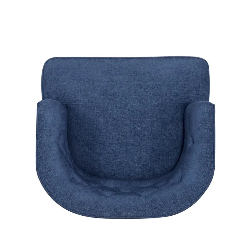 Clough Contemporary Tufted Barrel Accent Chair