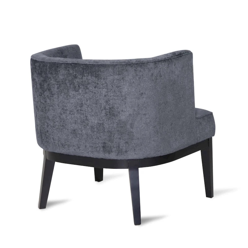 Clough Contemporary Tufted Barrel Accent Chair