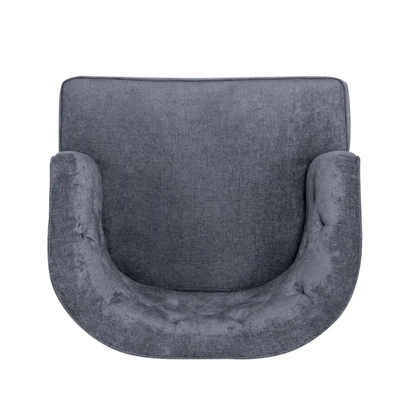 Clough Contemporary Tufted Barrel Accent Chair