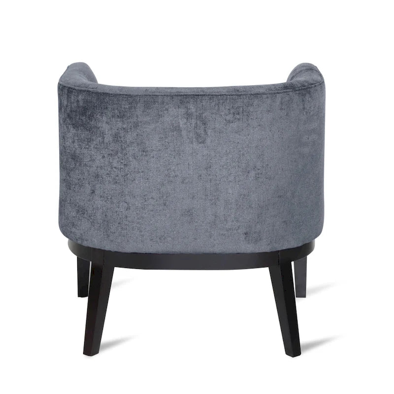 Clough Contemporary Tufted Barrel Accent Chair