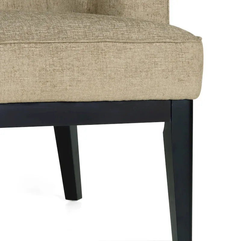 Clough Contemporary Tufted Barrel Accent Chair