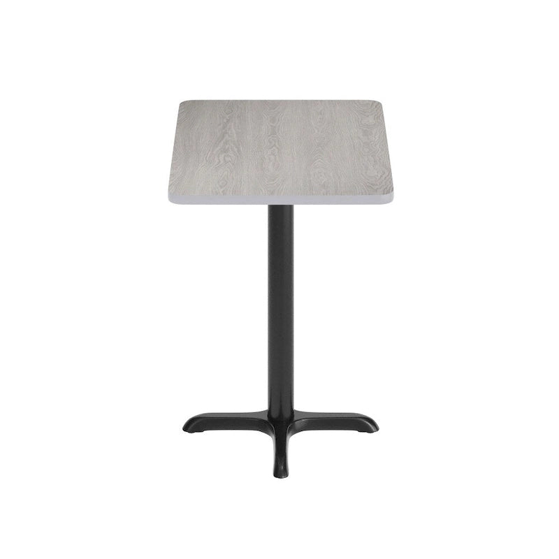 24x30 Rectangular Laminate Table Top with 22x22 X-Base - Commercial Use
