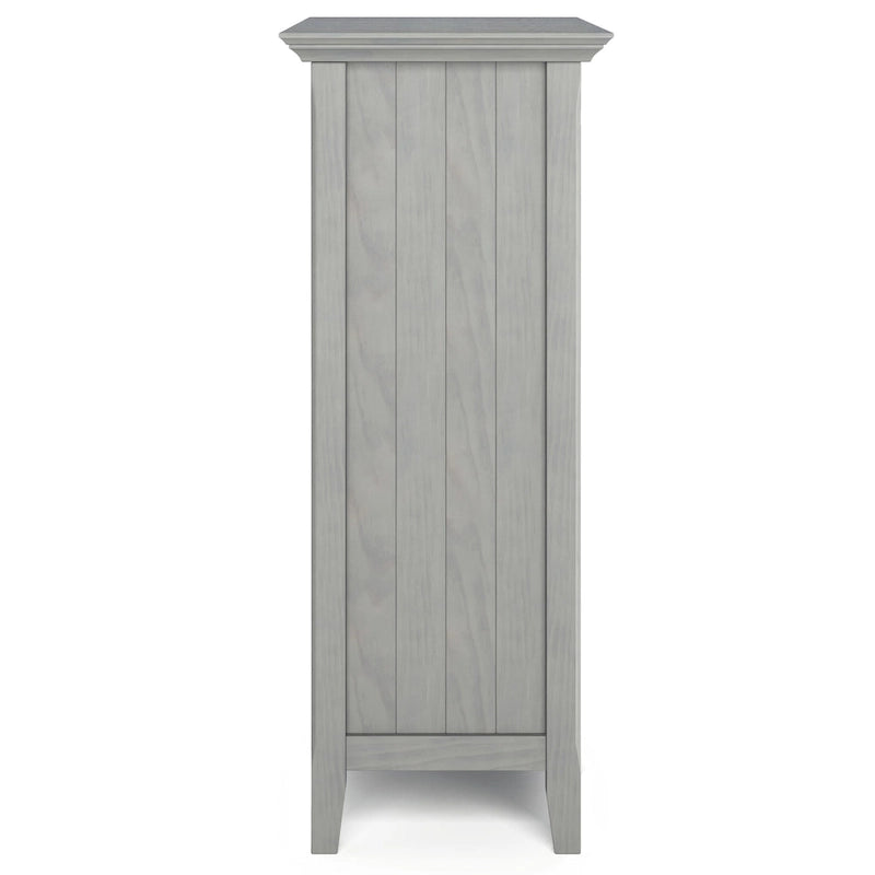 Normandy Solid Wood Storage Cabinet with Tempered Glass Doors - 39W x 17D x 42.2H