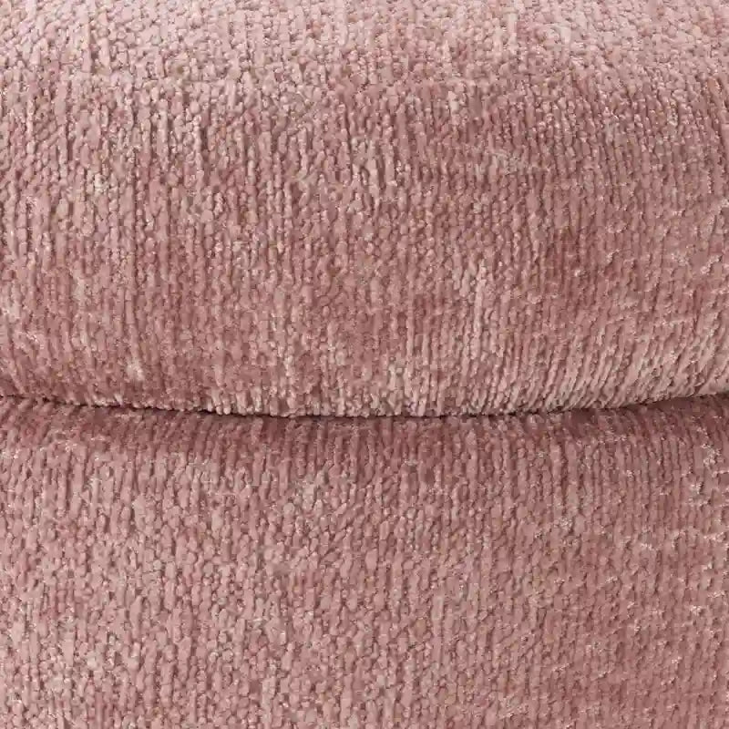 Cecil Art Deco Channel-Tufted Storage Ottoman - 20W x 20D x 18H inches