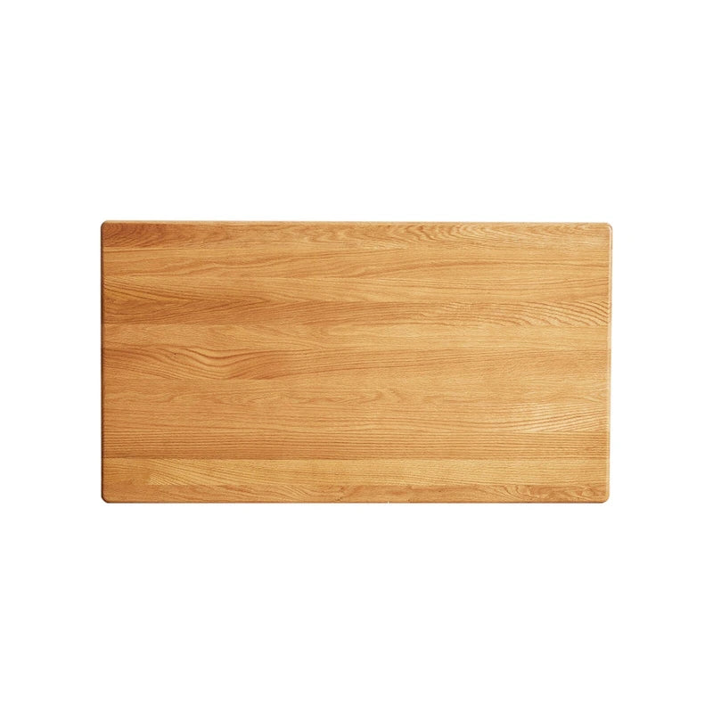 Natural Solid Oak Wood Desk with Drawer