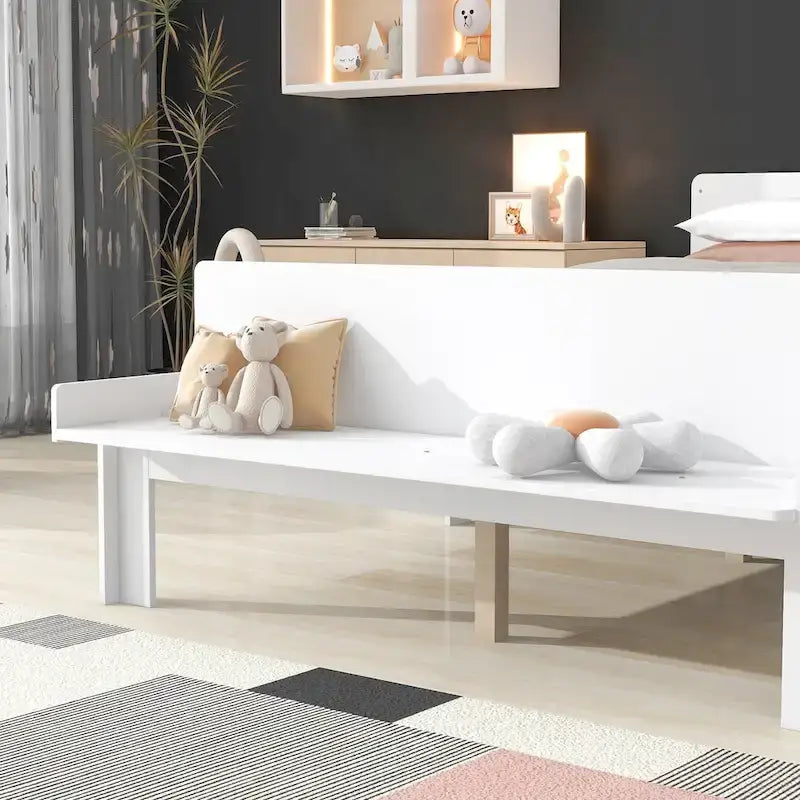 Twin Size Daybed with 2 Storage Drawers in Grey