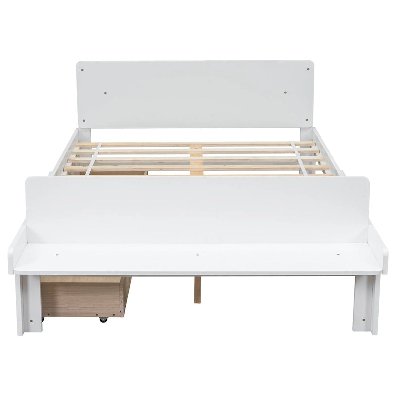 Twin Size Daybed with 2 Storage Drawers in Grey