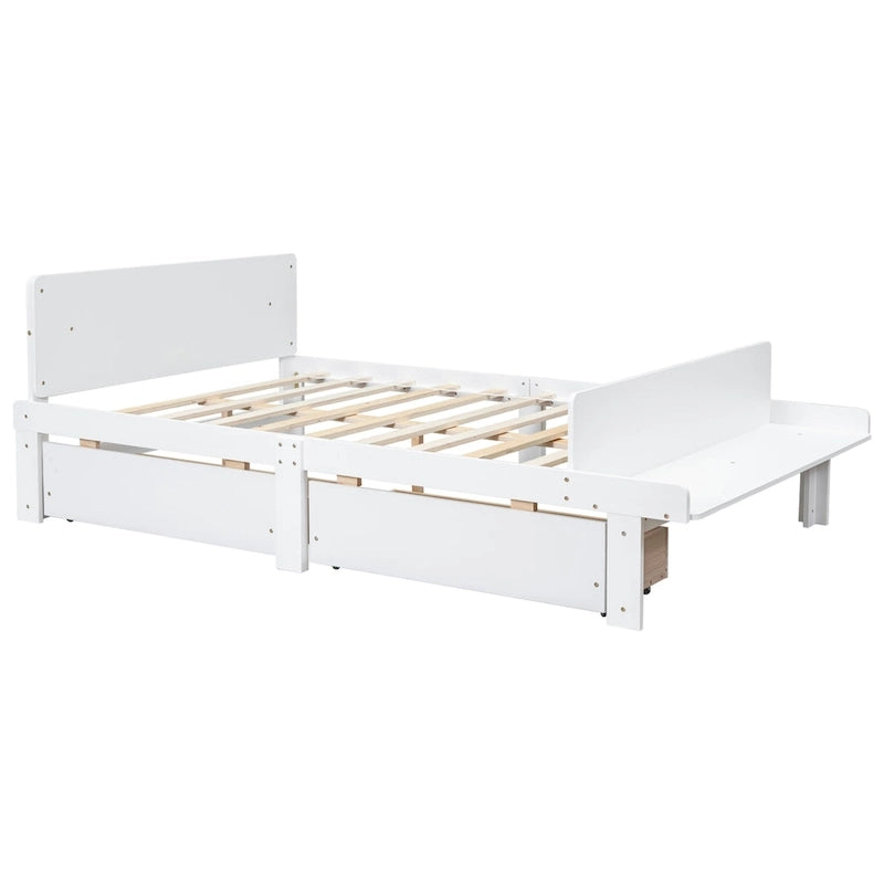 Twin Size Daybed with 2 Storage Drawers in Grey