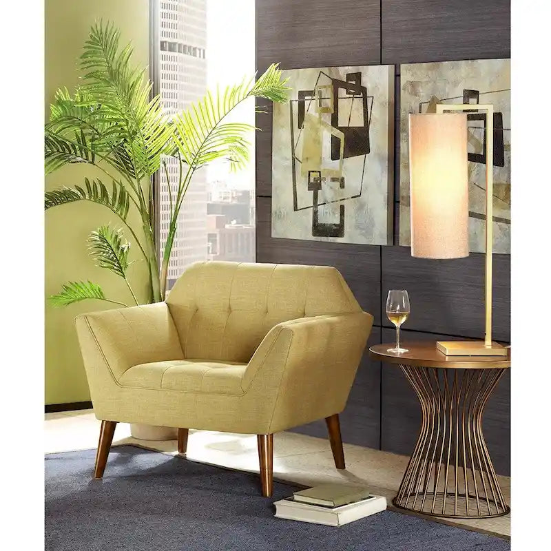 Mid-Century Modern Accent Lounge Chair for Living Room and Bedroom