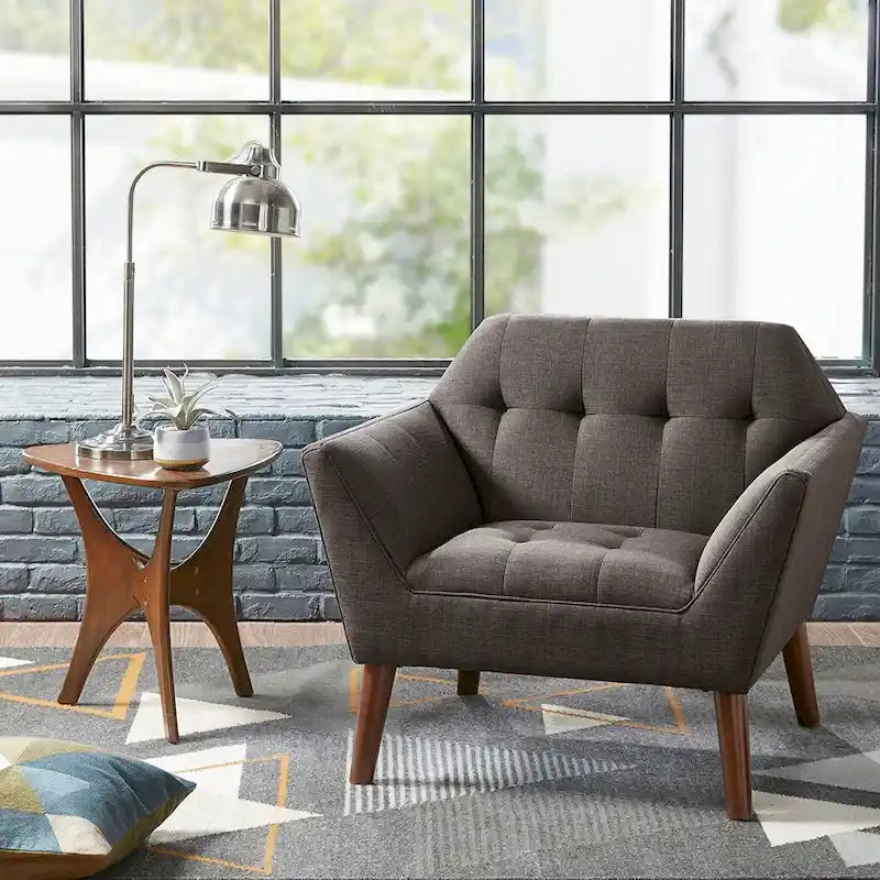 Mid-Century Modern Accent Lounge Chair for Living Room and Bedroom