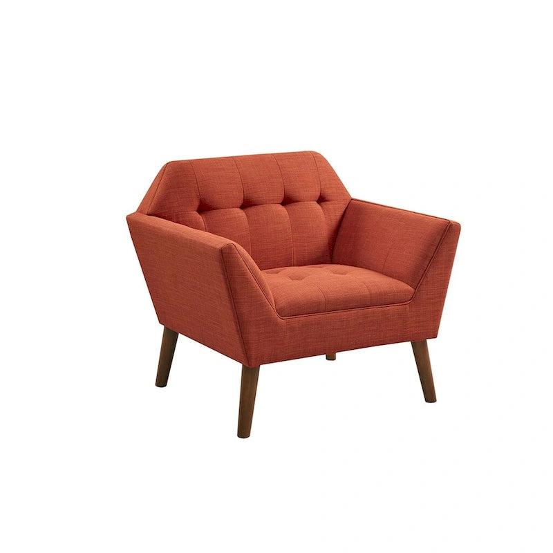 Mid-Century Modern Accent Lounge Chair for Living Room and Bedroom