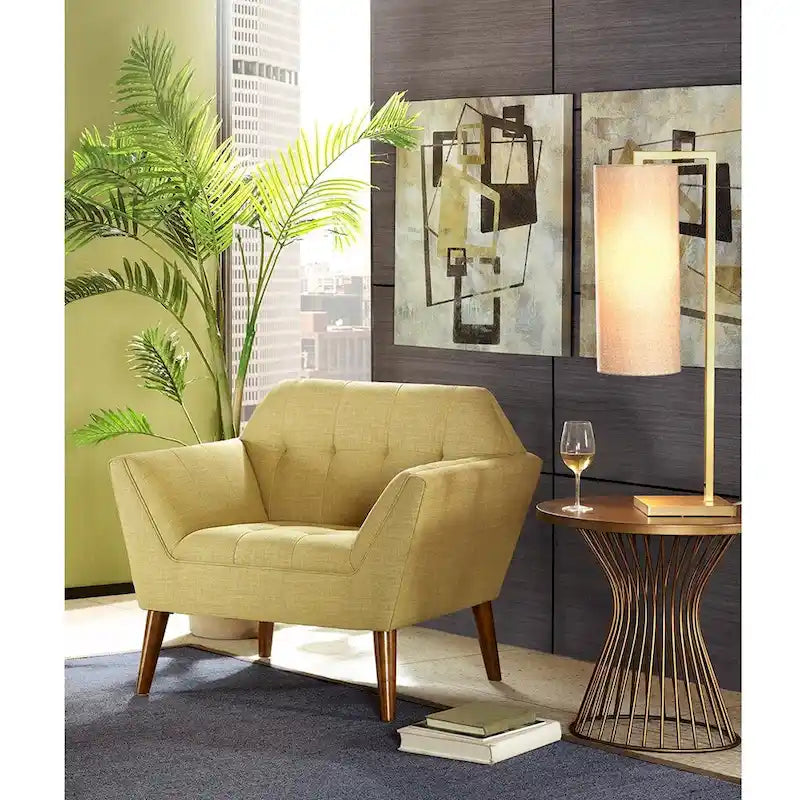 Mid-Century Modern Accent Lounge Chair for Living Room and Bedroom