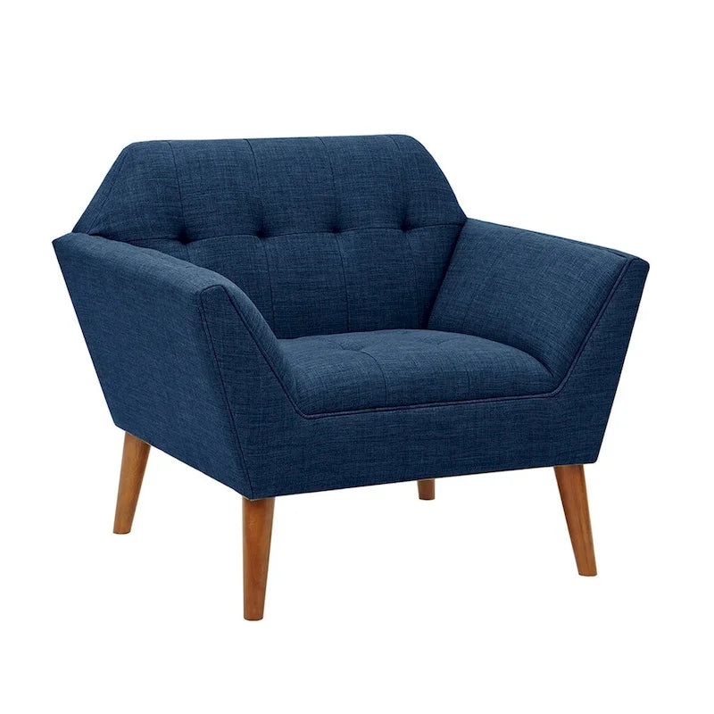 Mid-Century Modern Accent Lounge Chair for Living Room and Bedroom