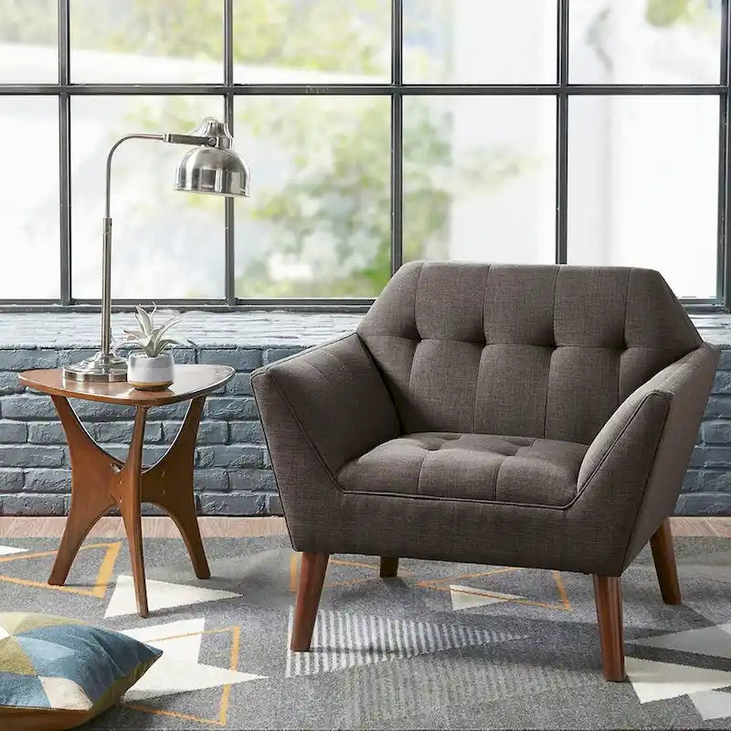 Mid-Century Modern Accent Lounge Chair for Living Room and Bedroom