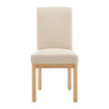 Chenille Low-Back / High-Back Dining Side Chair (Set of 2)
