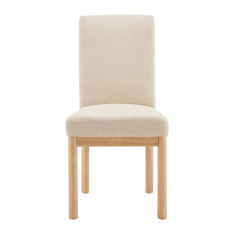 Chenille Low-Back / High-Back Dining Side Chair (Set of 2)