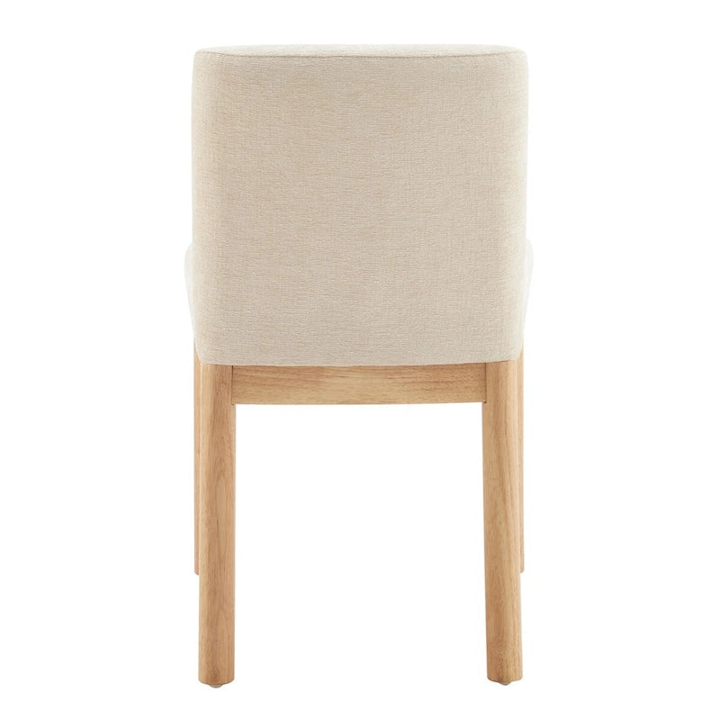 Chenille Low-Back / High-Back Dining Side Chair (Set of 2)