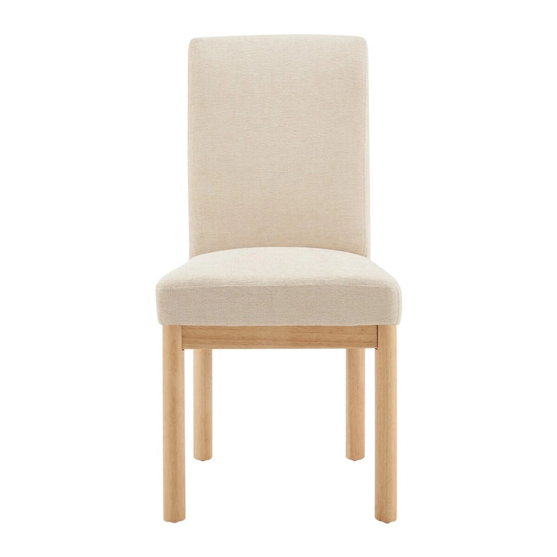 Chenille Low-Back / High-Back Dining Side Chair (Set of 2)