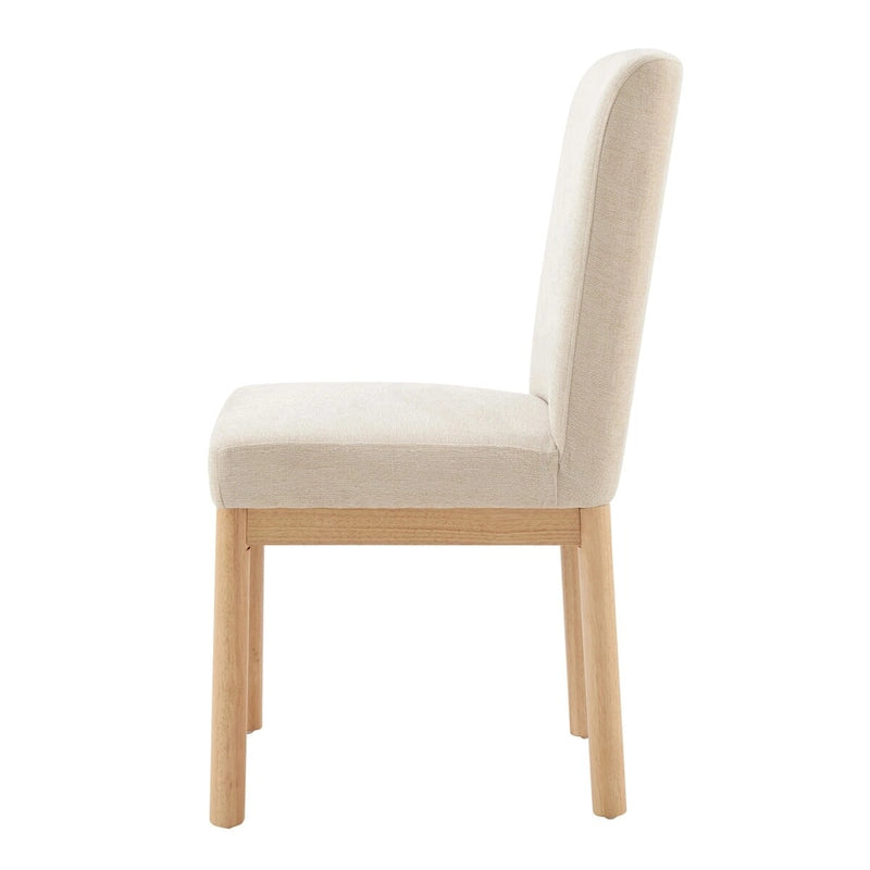 Chenille Low-Back / High-Back Dining Side Chair (Set of 2)