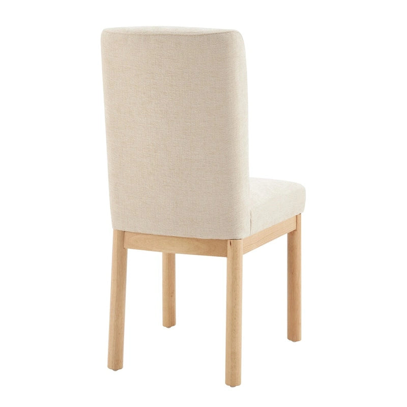 Chenille Low-Back / High-Back Dining Side Chair (Set of 2)