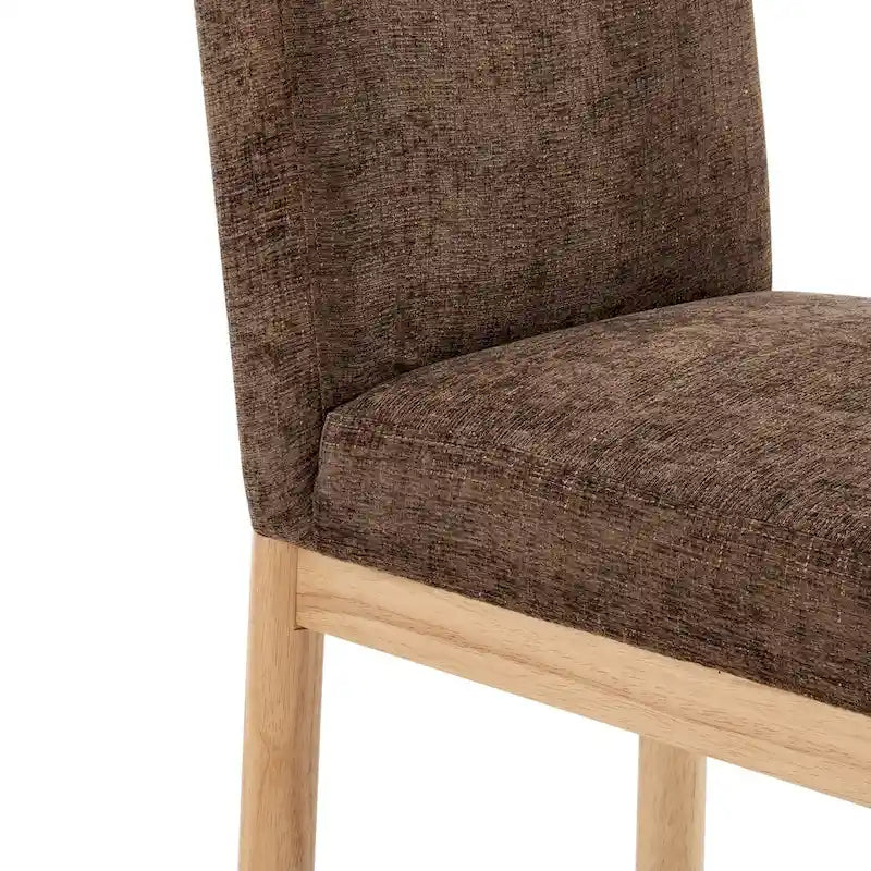 Chenille Low-Back / High-Back Dining Side Chair (Set of 2)